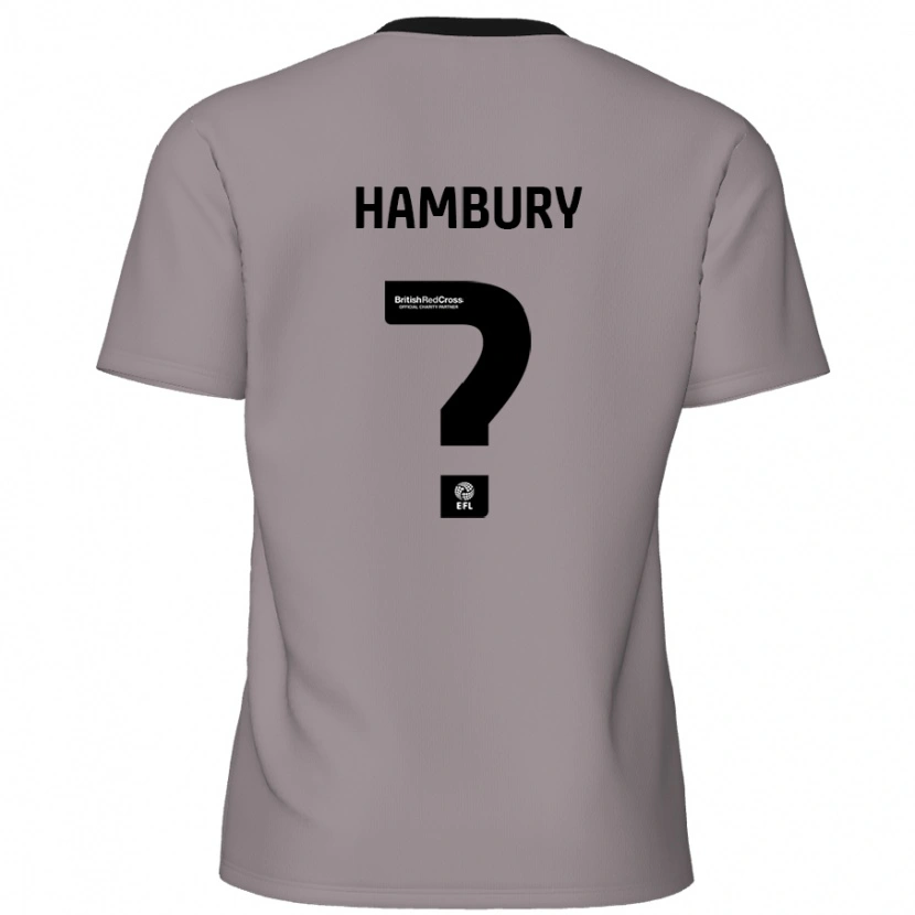 Danxen Damen Zack Hambury #0 Grau Auswärtstrikot Trikot 2024/25 T-Shirt