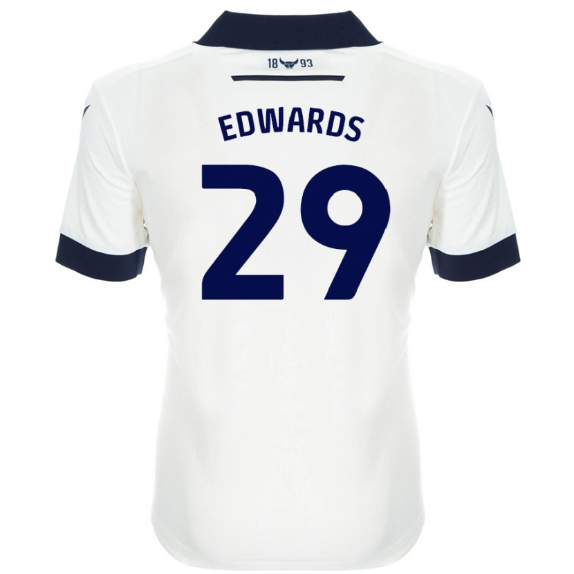 Danxen Damen Kyle Edwards #29 Weiß Marineblau Auswärtstrikot Trikot 2024/25 T-Shirt