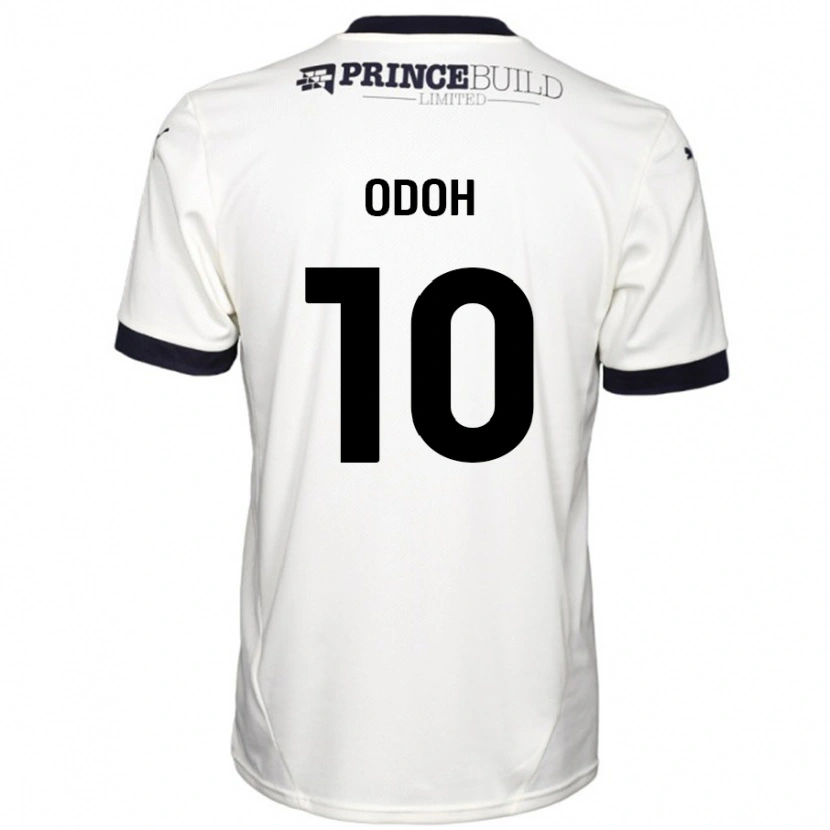 Danxen Damen Abraham Odoh #10 Cremeweiß Schwarz Auswärtstrikot Trikot 2024/25 T-Shirt