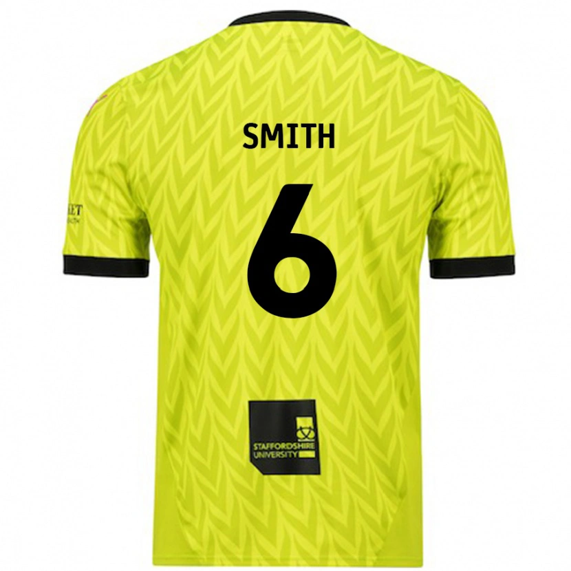 Danxen Damen Nathan Smith #6 Fluoreszierend Grün Auswärtstrikot Trikot 2024/25 T-Shirt