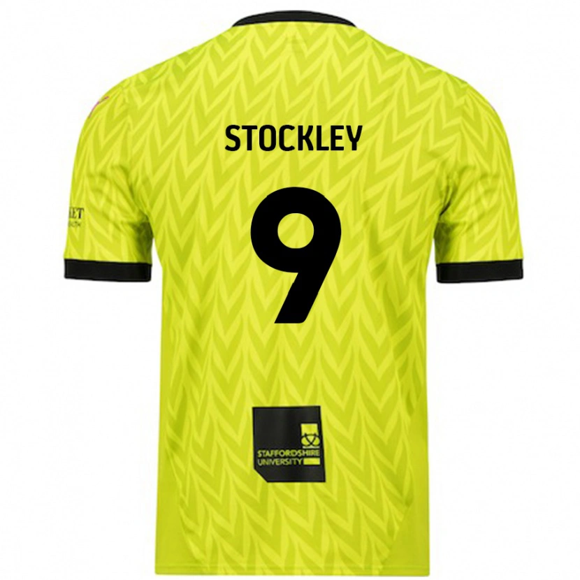 Danxen Damen Jayden Stockley #9 Fluoreszierend Grün Auswärtstrikot Trikot 2024/25 T-Shirt