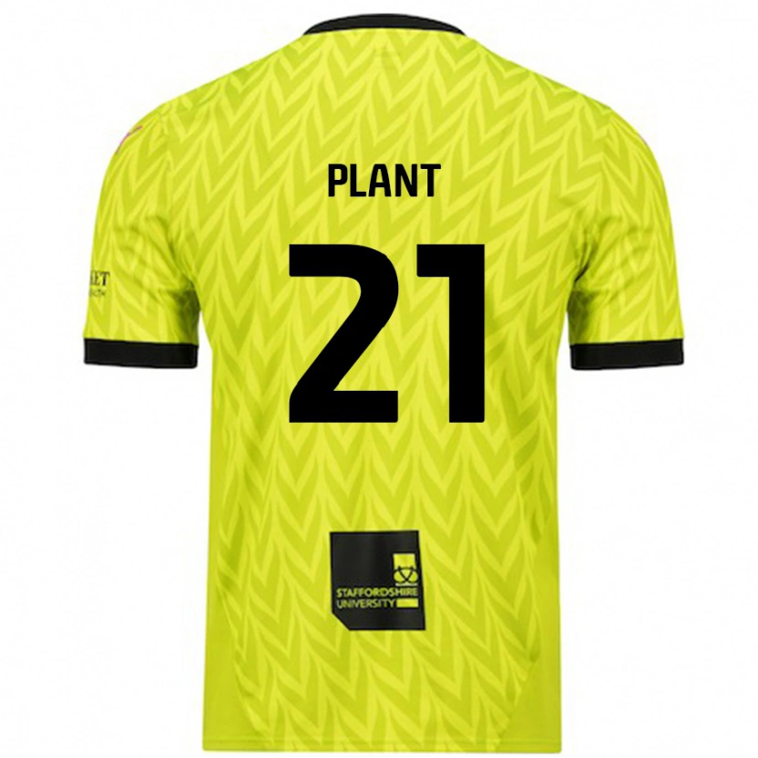 Danxen Damen James Plant #21 Fluoreszierend Grün Auswärtstrikot Trikot 2024/25 T-Shirt