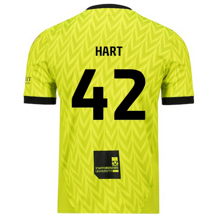 Danxen Damen Sam Hart #42 Fluoreszierend Grün Auswärtstrikot Trikot 2024/25 T-Shirt