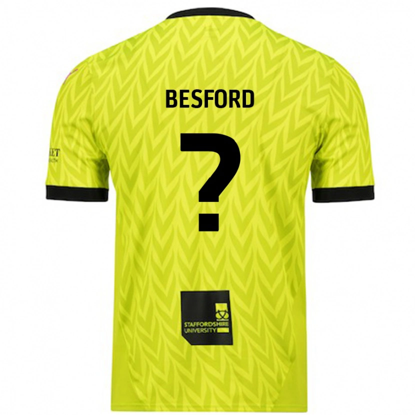 Danxen Damen Callum Besford #0 Fluoreszierend Grün Auswärtstrikot Trikot 2024/25 T-Shirt