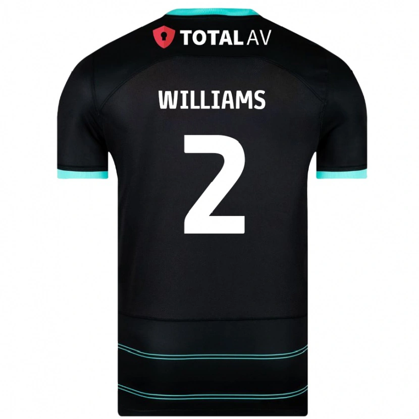 Danxen Damen Jordan Williams #2 Schwarz Auswärtstrikot Trikot 2024/25 T-Shirt