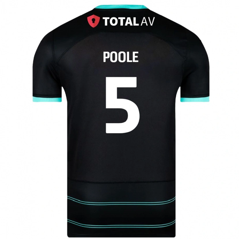 Danxen Damen Regan Poole #5 Schwarz Auswärtstrikot Trikot 2024/25 T-Shirt