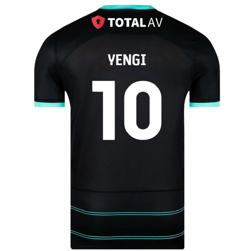 Danxen Damen Kusini Yengi #10 Schwarz Auswärtstrikot Trikot 2024/25 T-Shirt