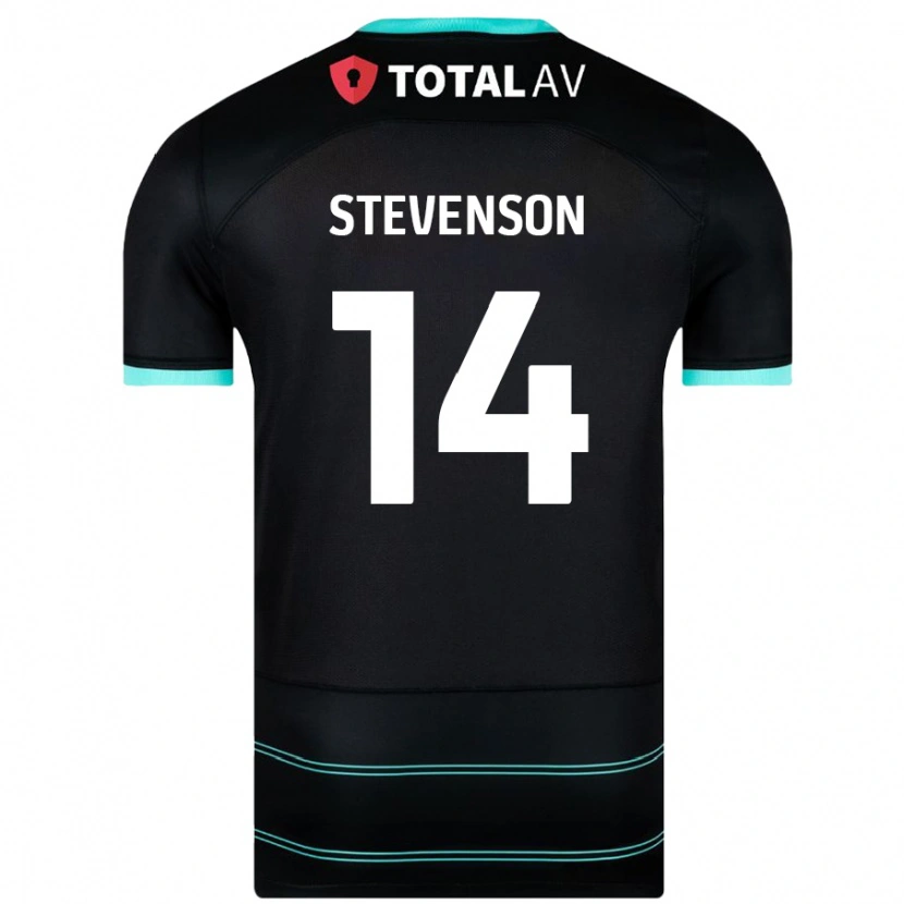 Danxen Damen Ben Stevenson #14 Schwarz Auswärtstrikot Trikot 2024/25 T-Shirt