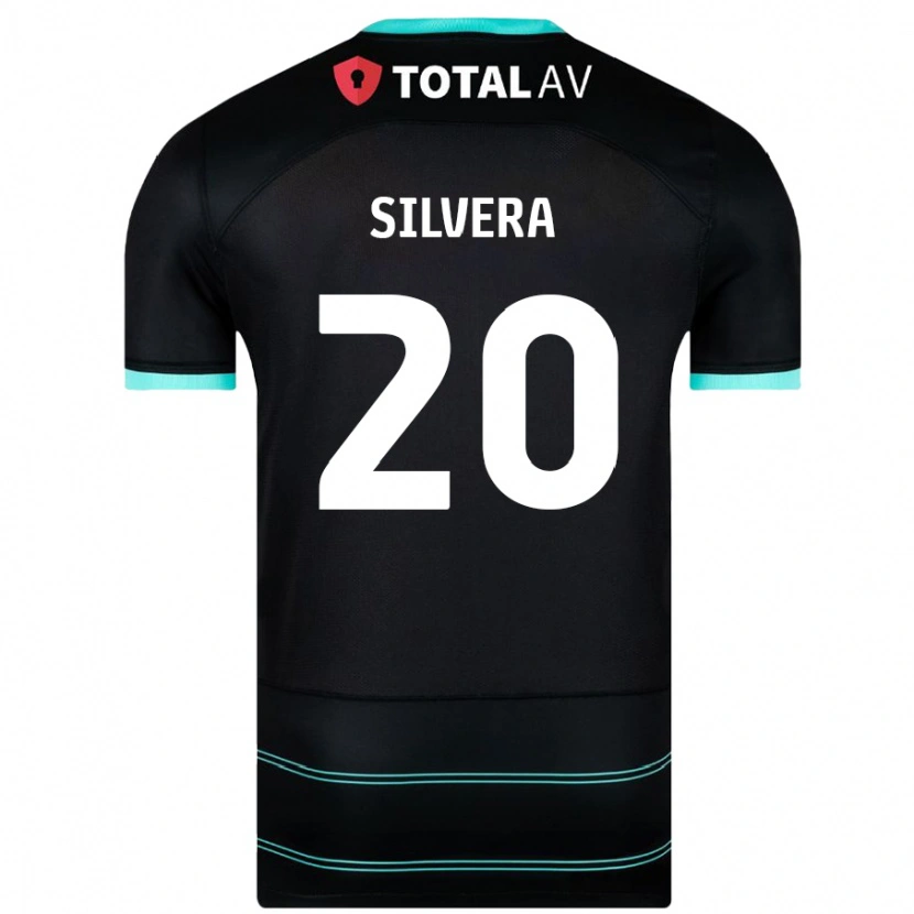 Danxen Damen Sam Silvera #20 Schwarz Auswärtstrikot Trikot 2024/25 T-Shirt