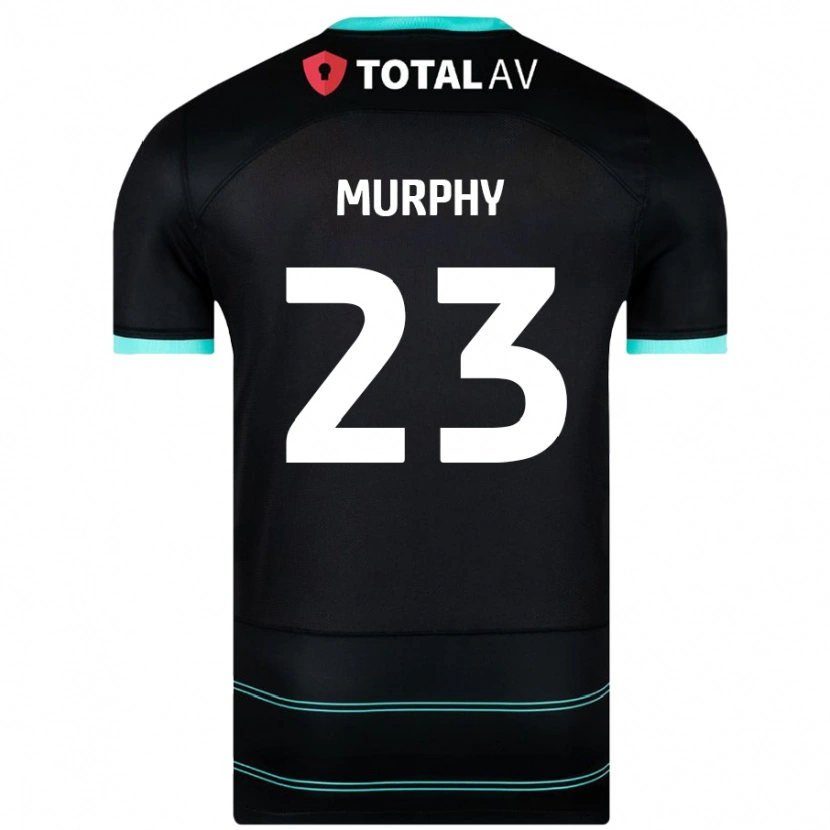 Danxen Damen Josh Murphy #23 Schwarz Auswärtstrikot Trikot 2024/25 T-Shirt