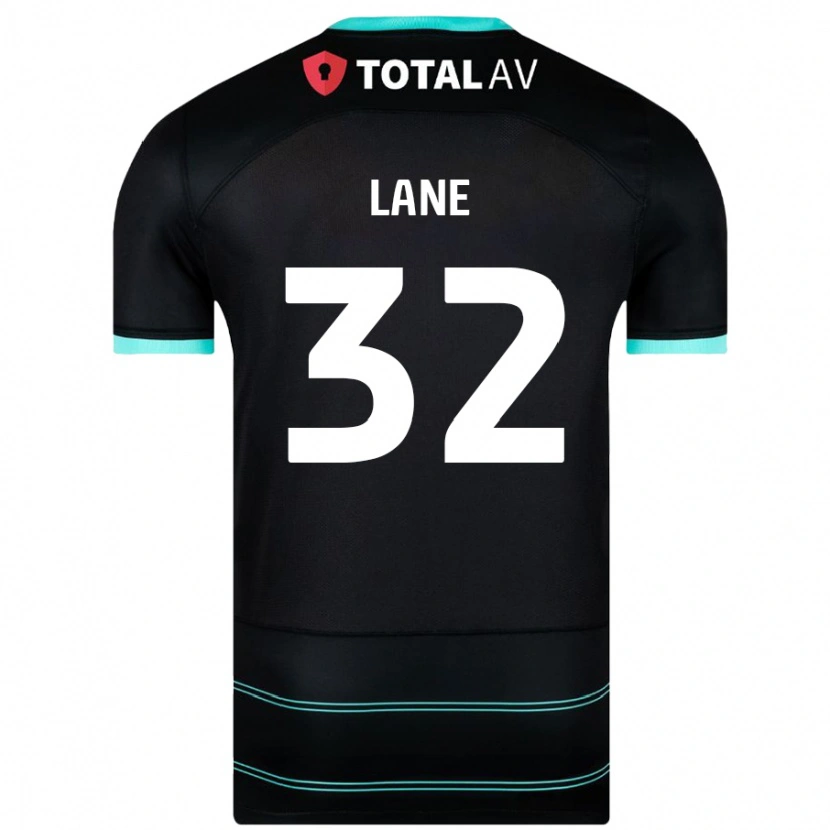 Danxen Damen Paddy Lane #32 Schwarz Auswärtstrikot Trikot 2024/25 T-Shirt