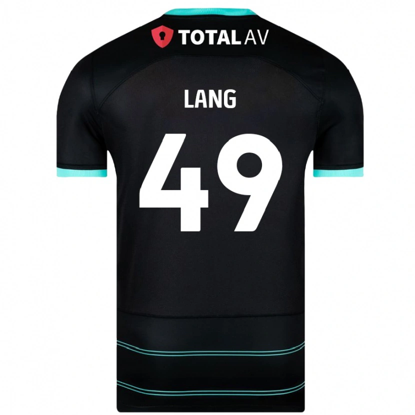 Danxen Damen Callum Lang #49 Schwarz Auswärtstrikot Trikot 2024/25 T-Shirt