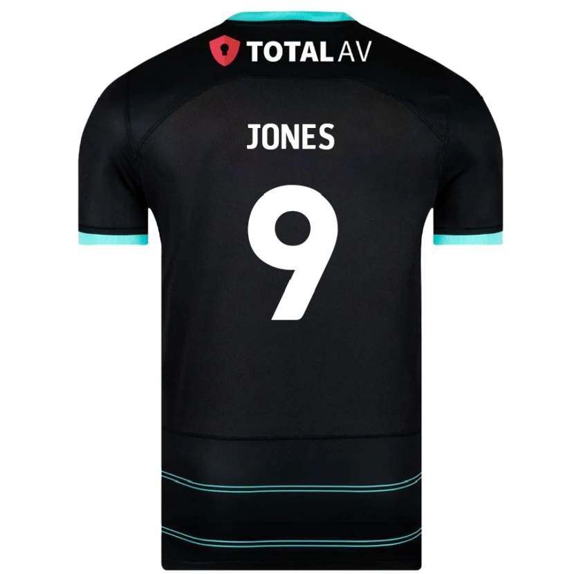 Danxen Damen Emma Jones #9 Schwarz Auswärtstrikot Trikot 2024/25 T-Shirt