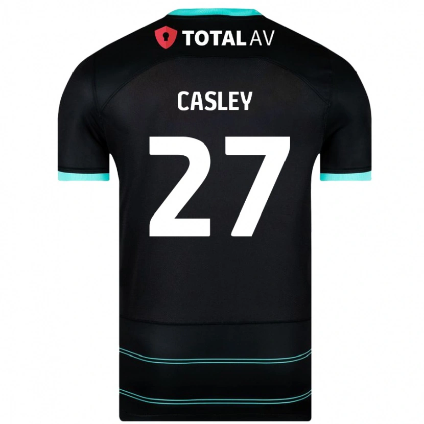 Danxen Damen Riva Casley #27 Schwarz Auswärtstrikot Trikot 2024/25 T-Shirt