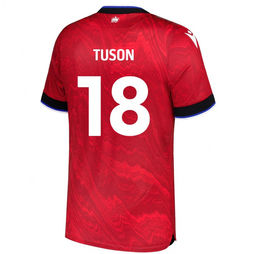 Danxen Damen Freya Meadows-Tuson #18 Rot Schwarz Auswärtstrikot Trikot 2024/25 T-Shirt