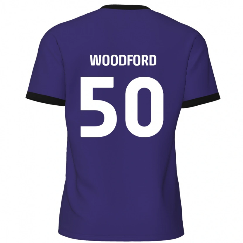 Danxen Damen Max Woodford #50 Lila Auswärtstrikot Trikot 2024/25 T-Shirt