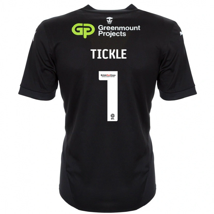 Danxen Damen Sam Tickle #1 Schwarz Auswärtstrikot Trikot 2024/25 T-Shirt