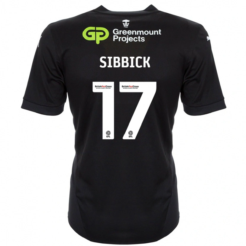 Danxen Damen Toby Sibbick #17 Schwarz Auswärtstrikot Trikot 2024/25 T-Shirt