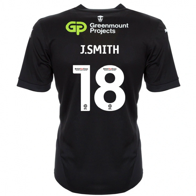 Danxen Damen Jonny Smith #18 Schwarz Auswärtstrikot Trikot 2024/25 T-Shirt