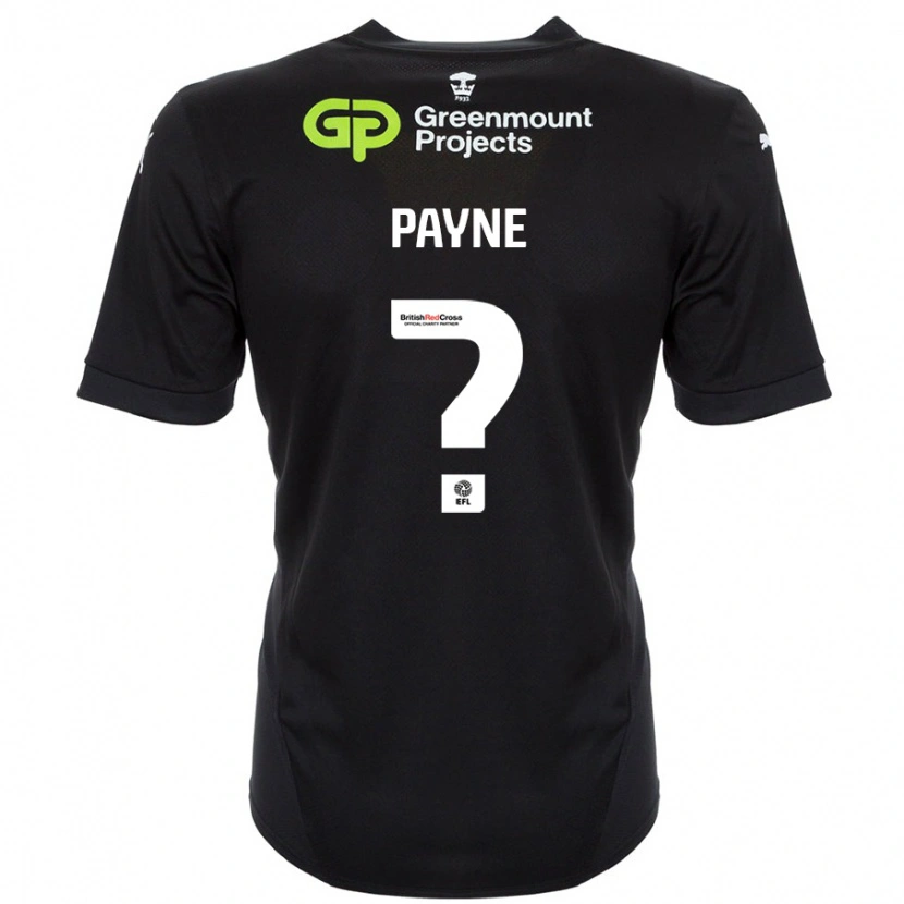 Danxen Damen Kai Payne #0 Schwarz Auswärtstrikot Trikot 2024/25 T-Shirt