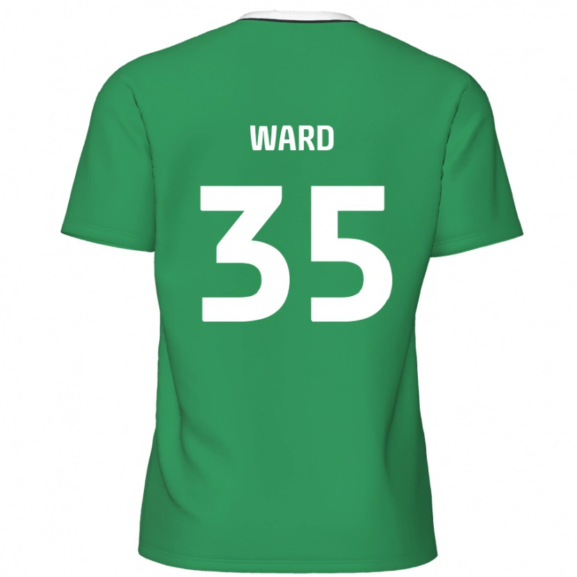 Danxen Damen Christie Ward #35 Grün Weiße Streifen Auswärtstrikot Trikot 2024/25 T-Shirt