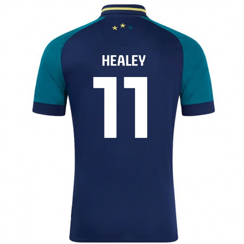 Danxen Damen Rhys Healey #11 Marine Dunkelgrün Auswärtstrikot Trikot 2024/25 T-Shirt