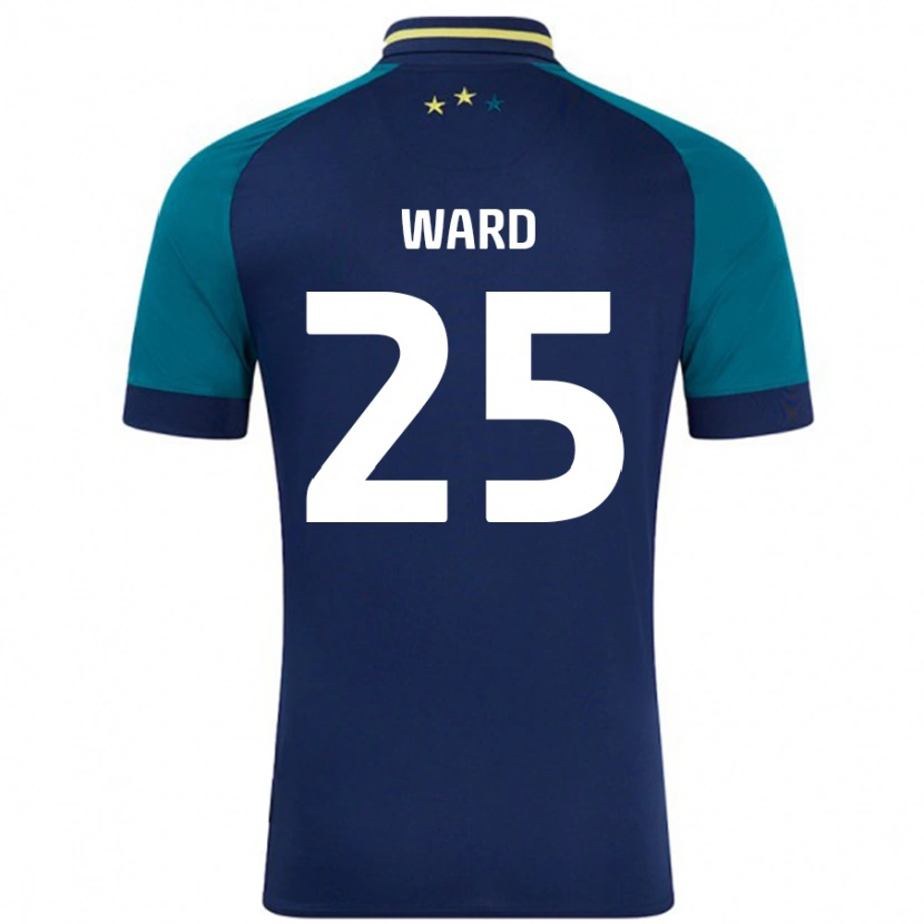 Danxen Damen Danny Ward #25 Marine Dunkelgrün Auswärtstrikot Trikot 2024/25 T-Shirt
