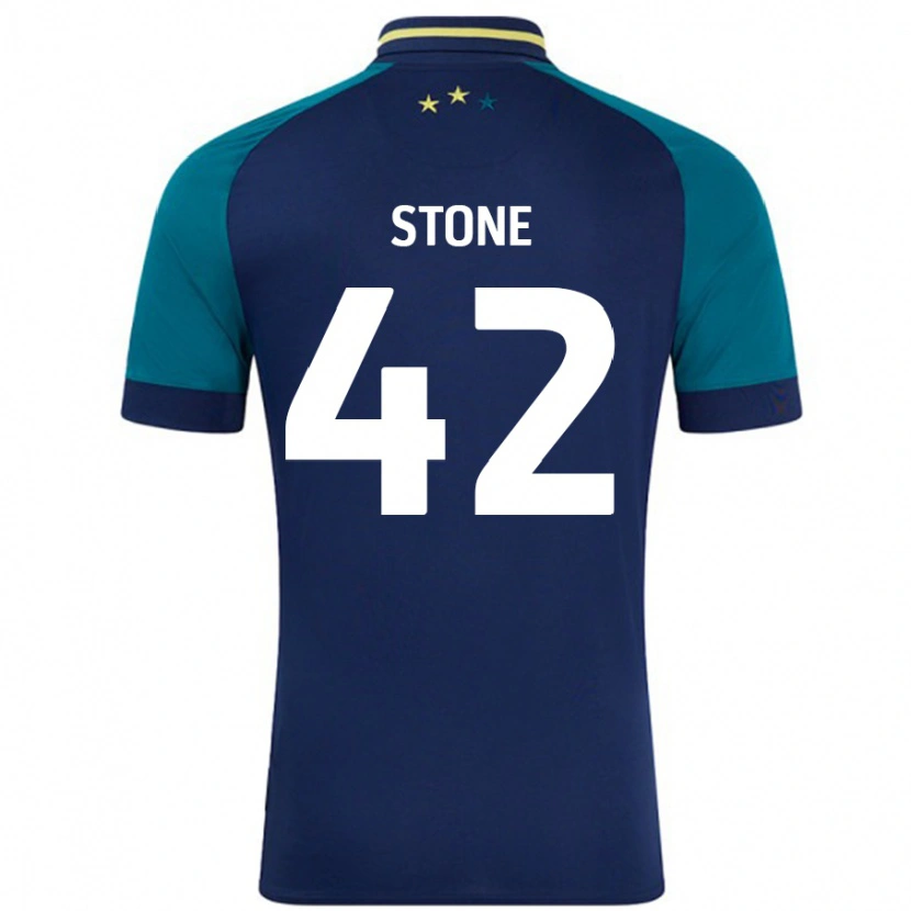 Danxen Damen Michael Stone #42 Marine Dunkelgrün Auswärtstrikot Trikot 2024/25 T-Shirt