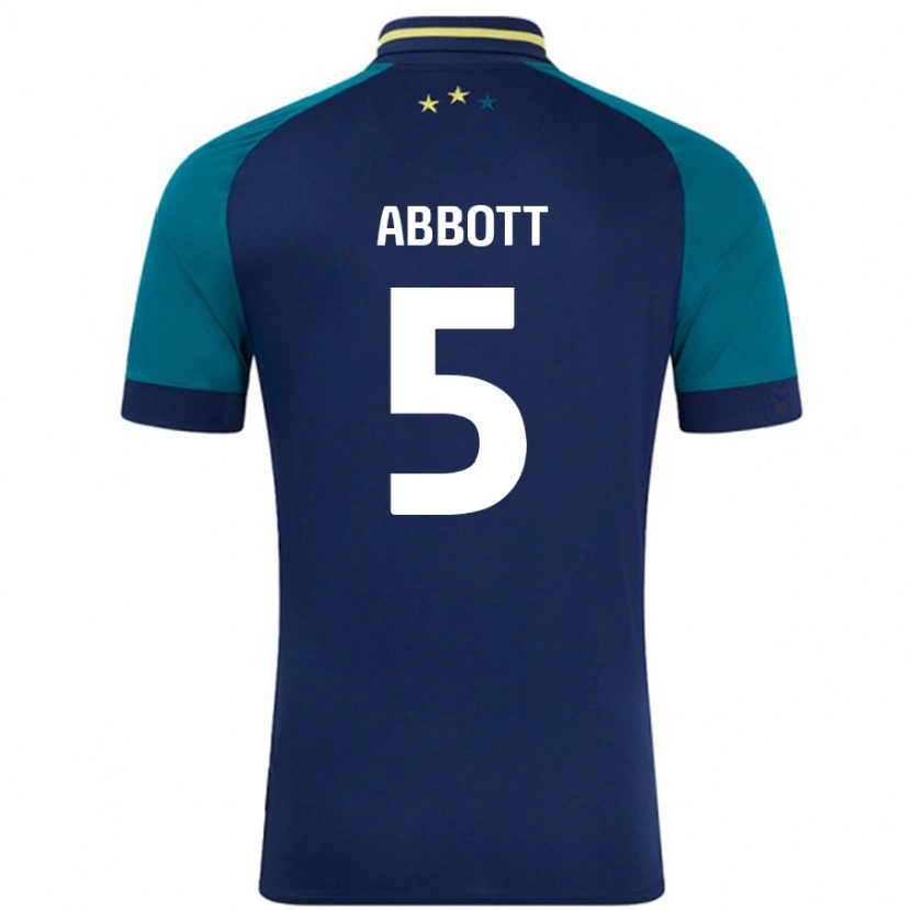Danxen Damen Vicky Abbott #5 Marine Dunkelgrün Auswärtstrikot Trikot 2024/25 T-Shirt