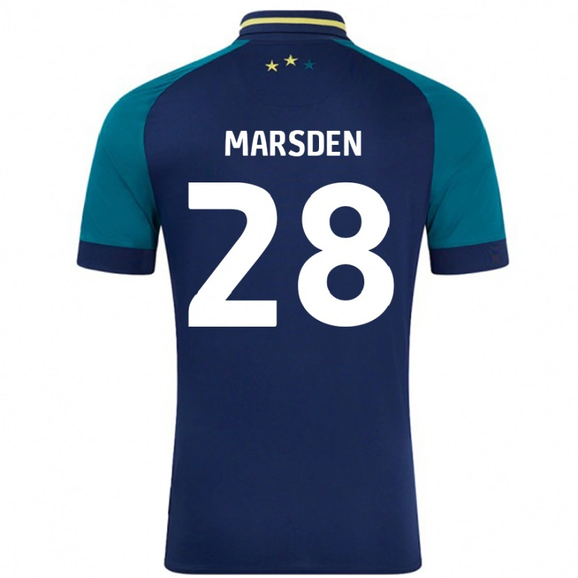 Danxen Damen Brooke Marsden #28 Marine Dunkelgrün Auswärtstrikot Trikot 2024/25 T-Shirt