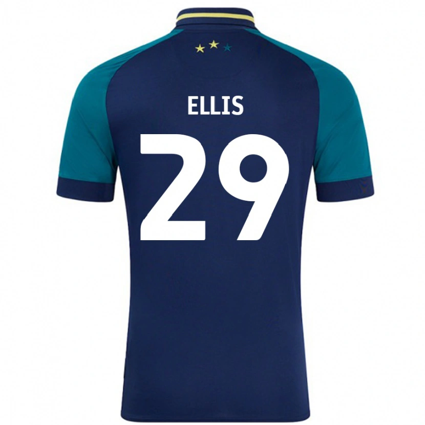 Danxen Damen Molly Ellis #29 Marine Dunkelgrün Auswärtstrikot Trikot 2024/25 T-Shirt