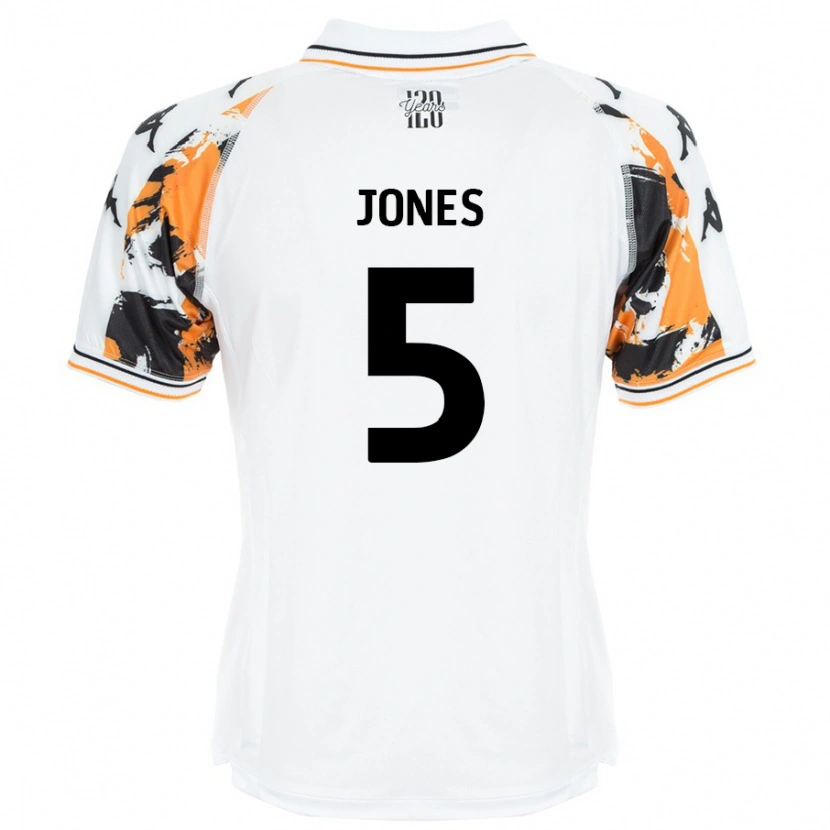 Danxen Damen Alfie Jones #5 Weiß Auswärtstrikot Trikot 2024/25 T-Shirt