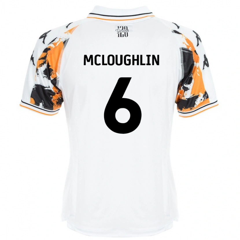 Danxen Damen Sean Mcloughlin #6 Weiß Auswärtstrikot Trikot 2024/25 T-Shirt