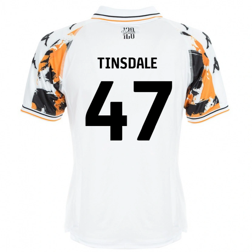 Danxen Damen Nathan Tinsdale #47 Weiß Auswärtstrikot Trikot 2024/25 T-Shirt