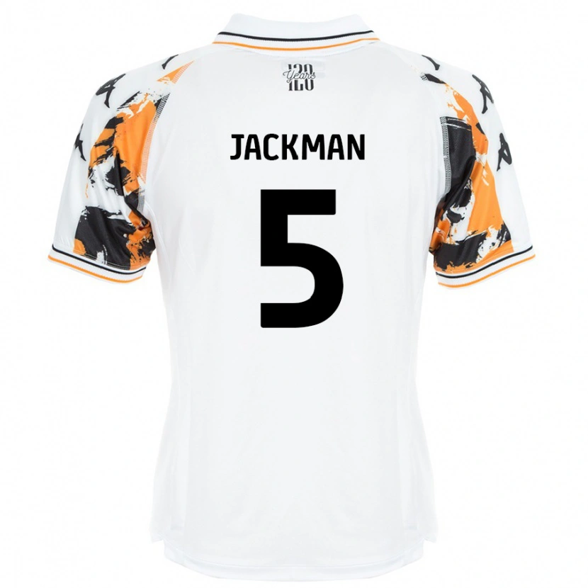 Danxen Damen Ellice Jackman #5 Weiß Auswärtstrikot Trikot 2024/25 T-Shirt