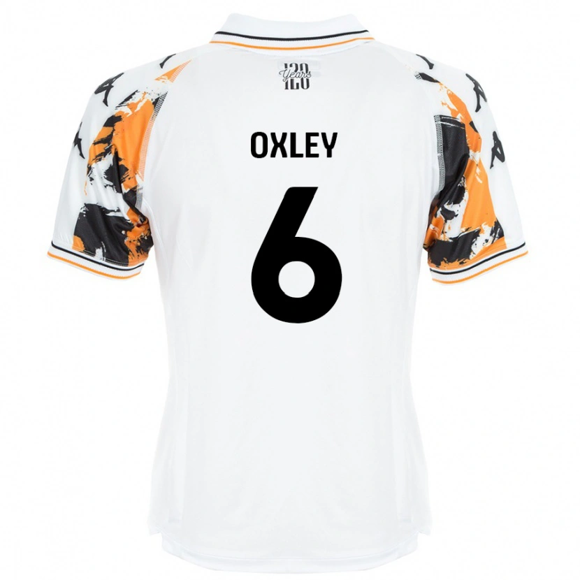 Danxen Damen Tilly Oxley #6 Weiß Auswärtstrikot Trikot 2024/25 T-Shirt