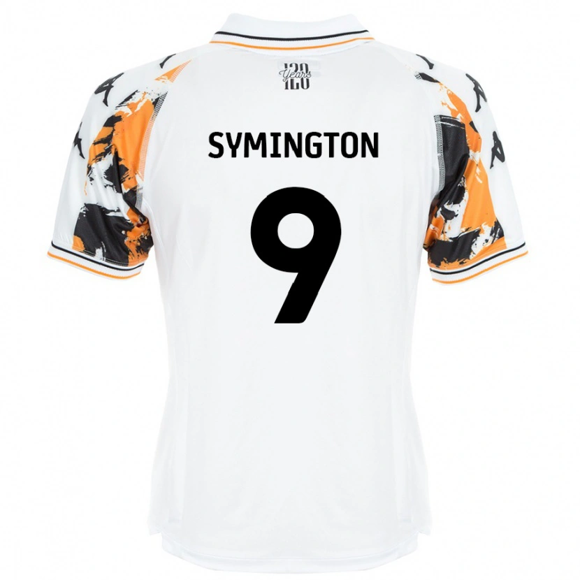 Danxen Damen Jo Symington #9 Weiß Auswärtstrikot Trikot 2024/25 T-Shirt