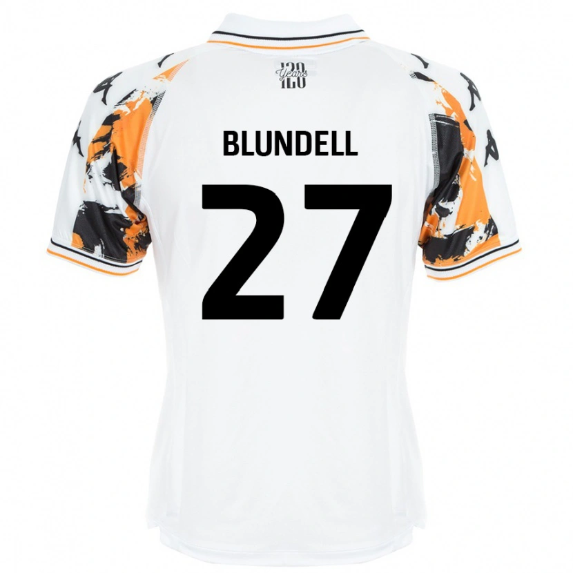 Danxen Damen Maddie Blundell #27 Weiß Auswärtstrikot Trikot 2024/25 T-Shirt