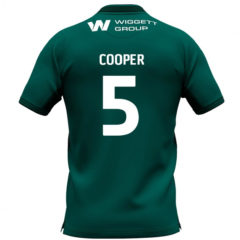 Danxen Damen Jake Cooper #5 Grün Auswärtstrikot Trikot 2024/25 T-Shirt