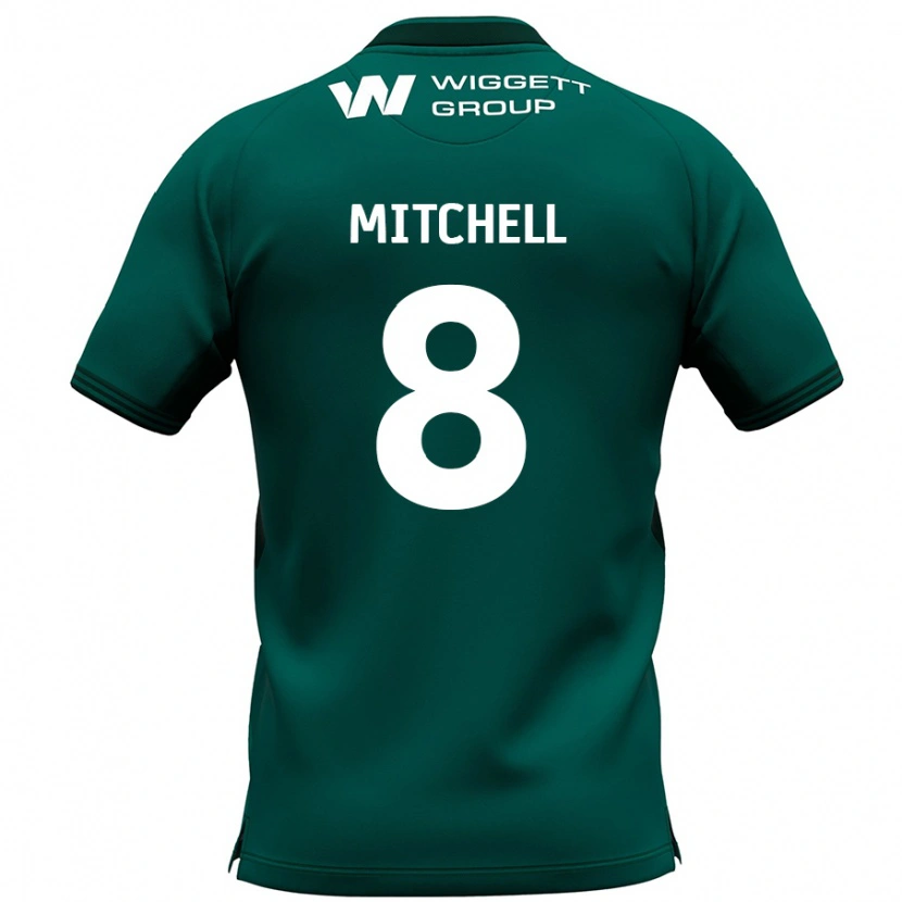 Danxen Damen Billy Mitchell #8 Grün Auswärtstrikot Trikot 2024/25 T-Shirt