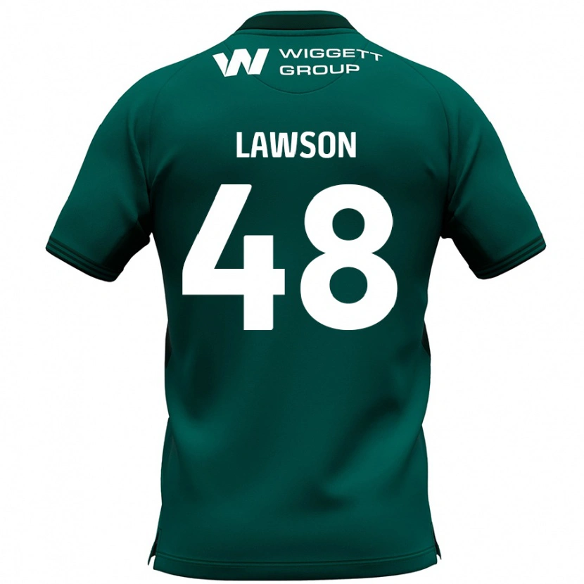 Danxen Damen Sha'mar Lawson #48 Grün Auswärtstrikot Trikot 2024/25 T-Shirt