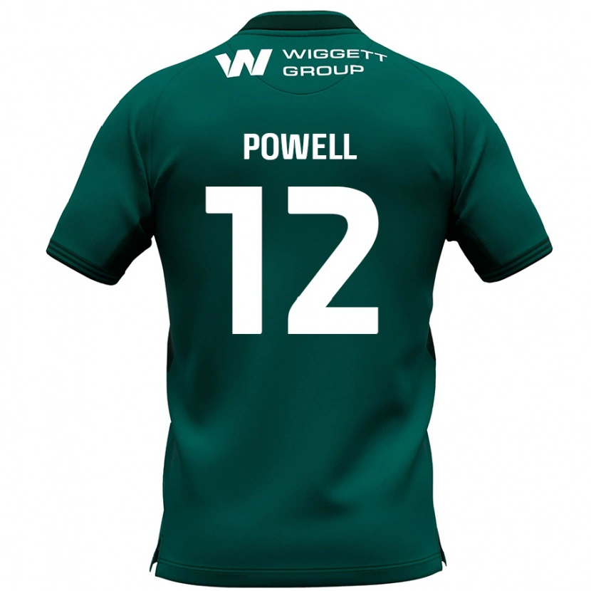Danxen Damen Beth Powell #12 Grün Auswärtstrikot Trikot 2024/25 T-Shirt