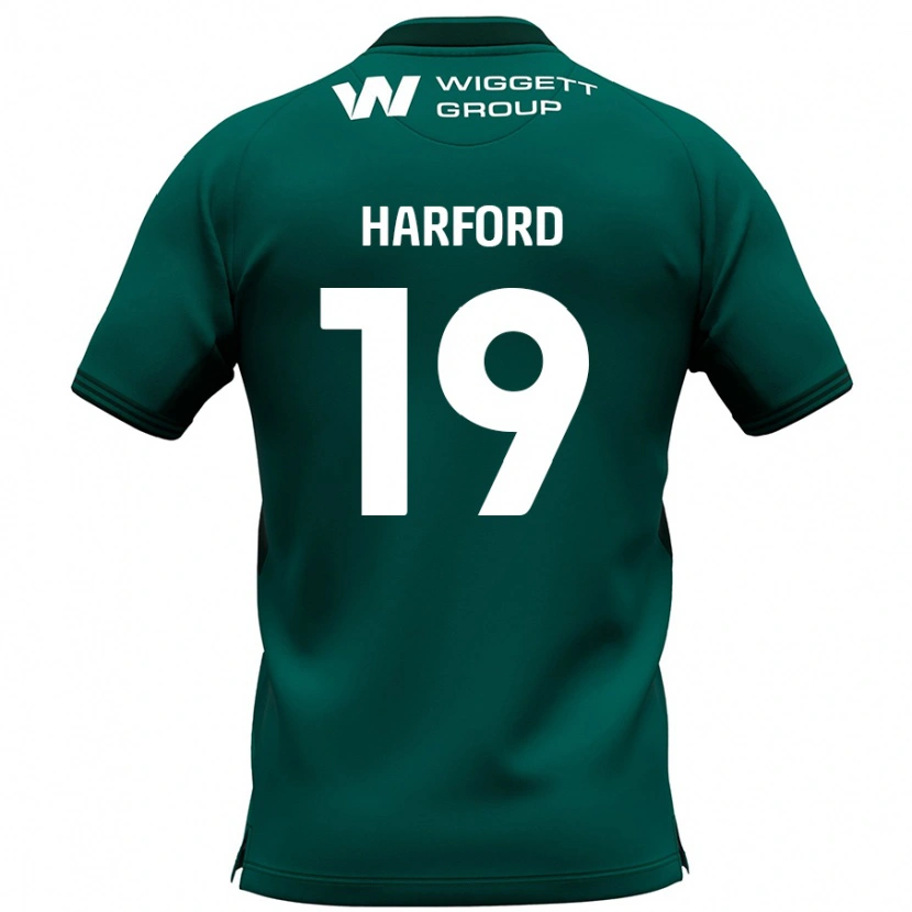 Danxen Damen Beth Harford #19 Grün Auswärtstrikot Trikot 2024/25 T-Shirt