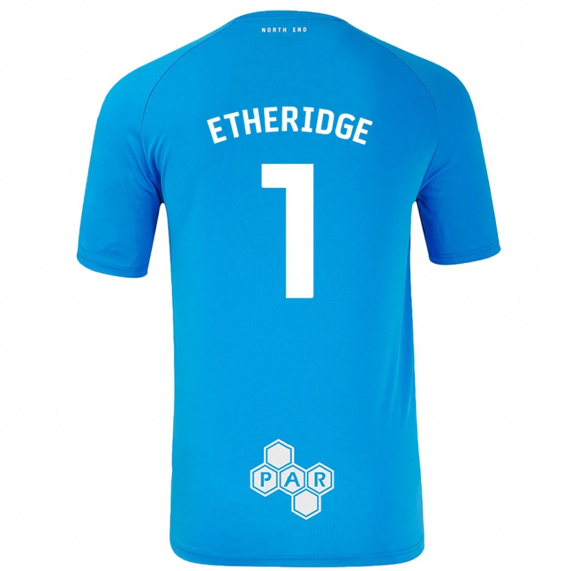 Danxen Damen Ellie Etheridge #1 Himmelblau Auswärtstrikot Trikot 2024/25 T-Shirt