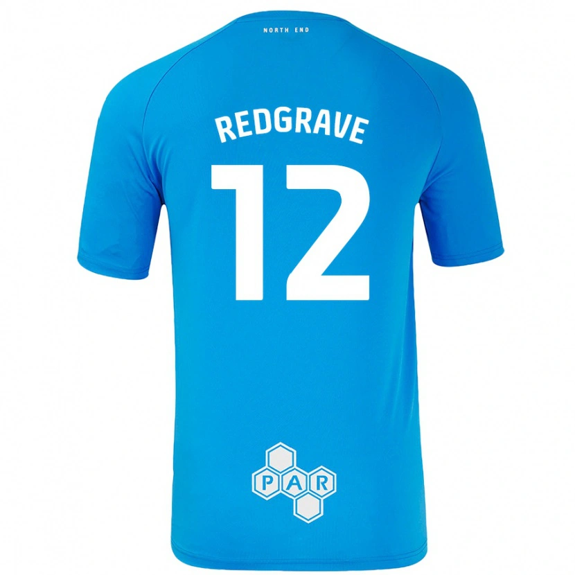 Danxen Damen Jodie Redgrave #12 Himmelblau Auswärtstrikot Trikot 2024/25 T-Shirt