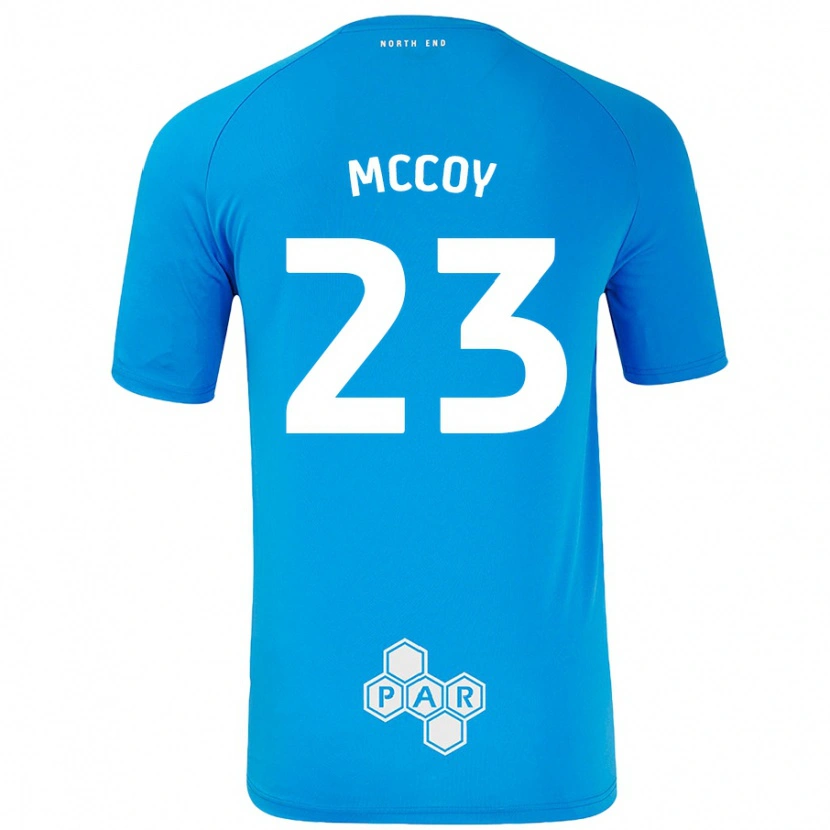 Danxen Damen Faye Mccoy #23 Himmelblau Auswärtstrikot Trikot 2024/25 T-Shirt