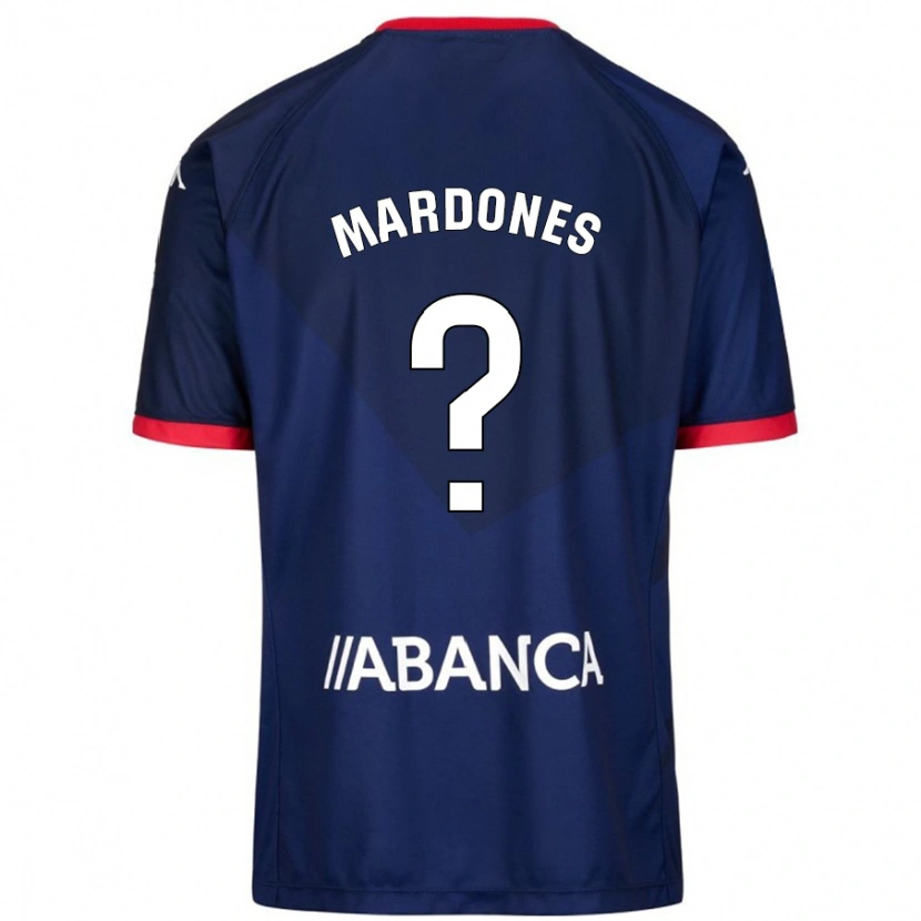 Danxen Damen Alvaro Mardones #0 Marineblau Auswärtstrikot Trikot 2024/25 T-Shirt