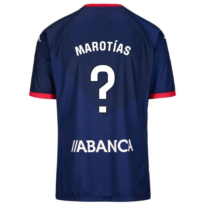 Danxen Damen Oscar Marotías #15 Marineblau Auswärtstrikot Trikot 2024/25 T-Shirt