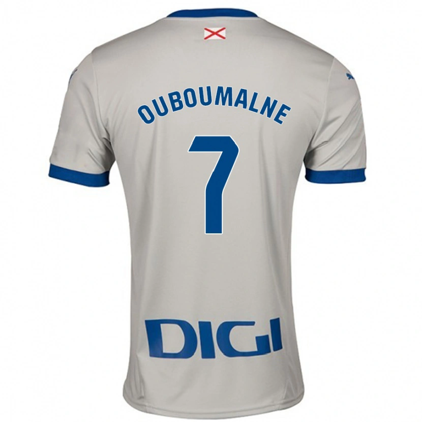 Danxen Damen Ibra Ouboumalne #7 Hellgrau Auswärtstrikot Trikot 2024/25 T-Shirt