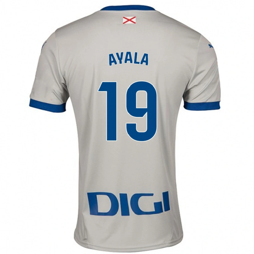 Danxen Damen Axel Ayala #19 Hellgrau Auswärtstrikot Trikot 2024/25 T-Shirt